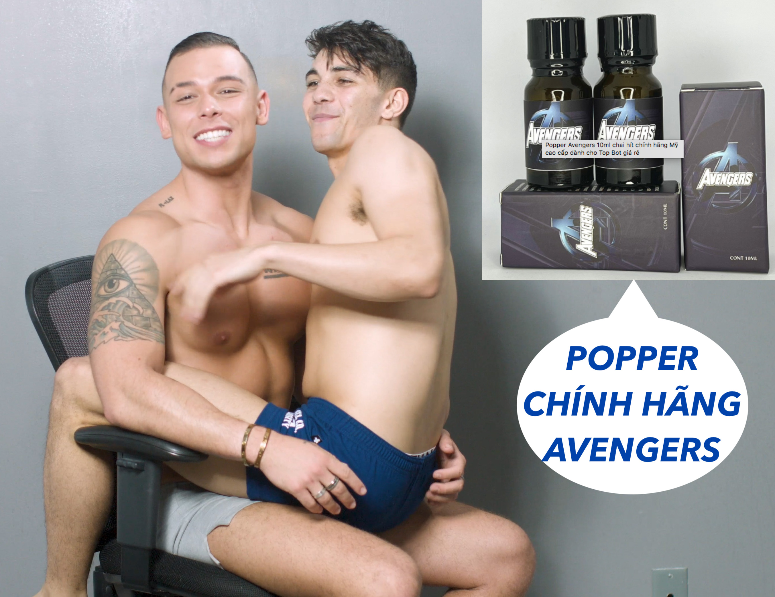 Mua ngay Popper Avengers 10ml Top Bot - Giá siêu tốt khuyến mãi
