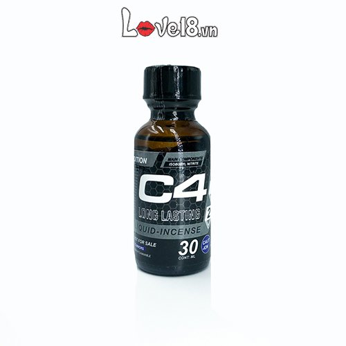 Popper C4 Long Lasting 30ml mê say kéo dài đam mê cực đỉnh
