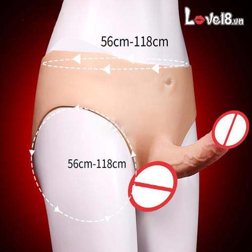 Quần silicone gắn dương vật mềm mại thật như da an toàn cao cấp