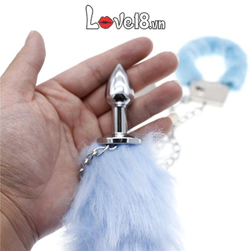 Bộ đồ chơi tình dục còng tay đuôi chồn siêu kích thích
