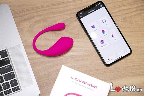 Trứng rung Lovense Lush 3 cao cấp điều khiển smartphone, rung mạnh
