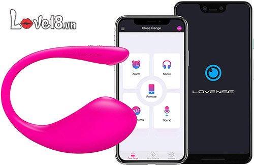 Trứng rung Lovense Lush 3 cao cấp điều khiển smartphone, rung mạnh