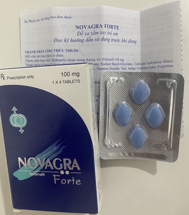 Review Thuốc Novagra Forte 100mg cương dương Ấn Độ chống xuất tinh sớm tăng sinh lý  có tốt không?