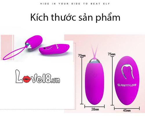 Trứng Rung Prettylove Jenny Cao Cấp Sạc Pin Không Dây Siêu Mạnh