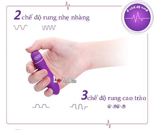 Trứng rung mini Durex S-VIBE đa tần số cao cấp kích thích âm đạo nữ giới