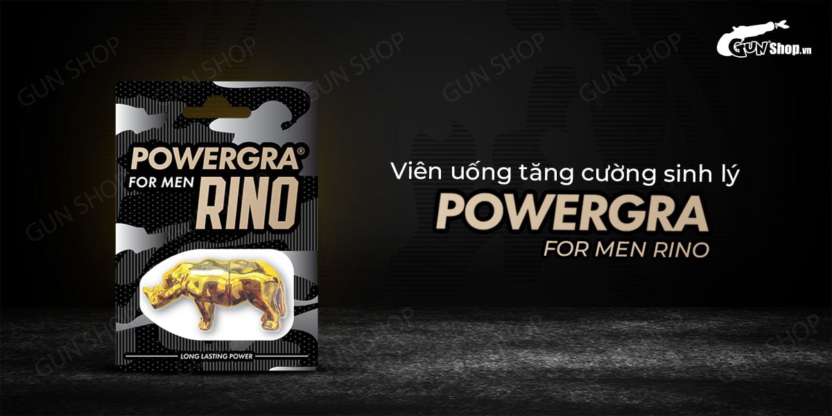 Viên uống Powergra For Men Rino phục hồi sinh lý tăng cường sức khỏe quý ông