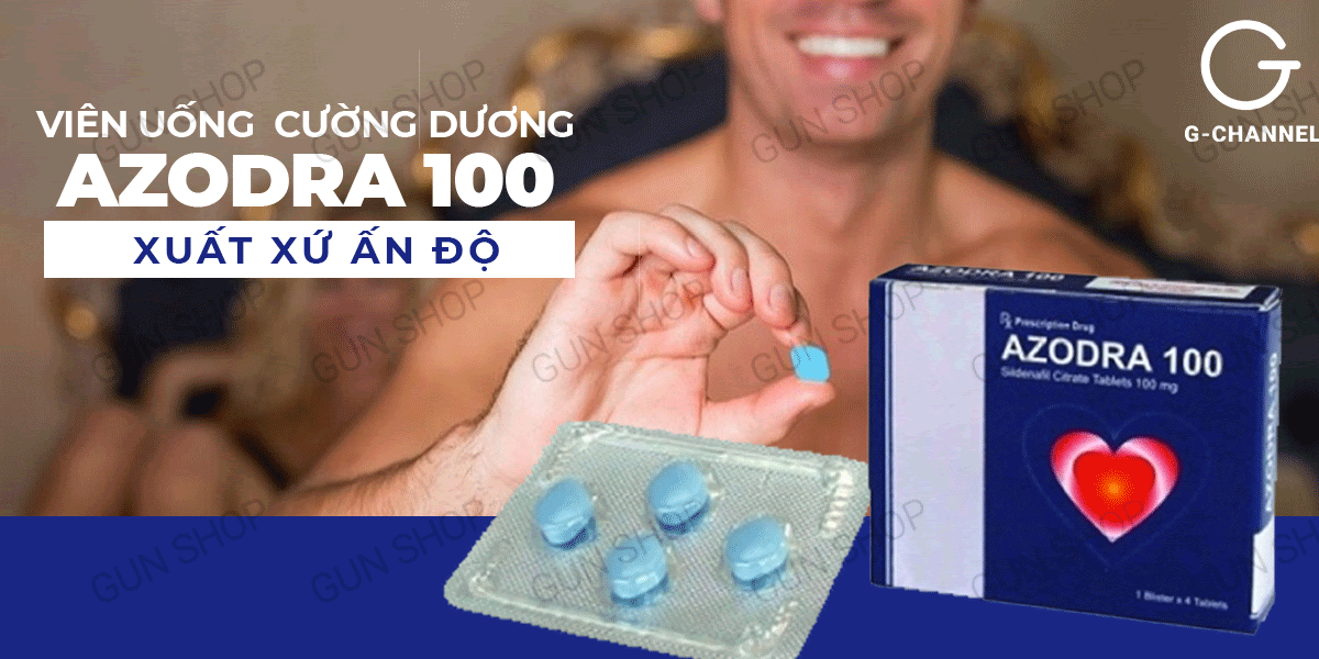 Azodra 50mg Viên Uống Cường Dương Kéo Dài Thời Gian Hiệu Quả