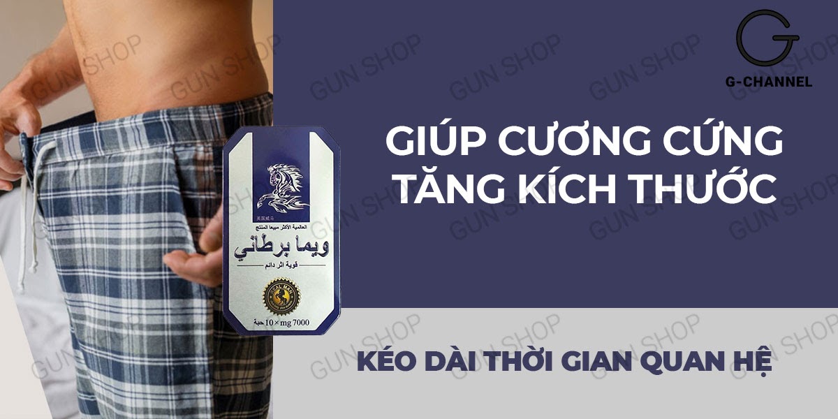 Ngựa Thái chính hãng thuốc cường dương hộp 10 viên tăng sinh lực
