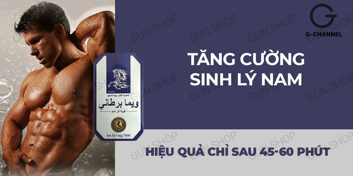 Ngựa Thái chính hãng thuốc cường dương hộp 10 viên tăng sinh lực
