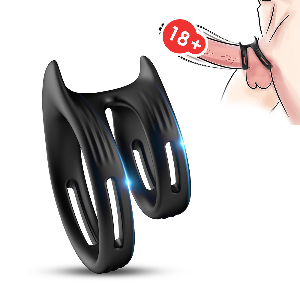 Vòng đôi silicon Cock Ring Saty Hard Mỹ cao cấp tăng khoái cảm gia đình