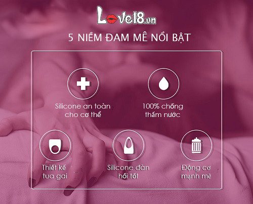 Vòng rung Zemalia Amour chống xuất tinh sớm kéo dài đam mê