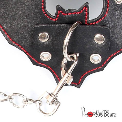 Vòng cổ BDSM da hình chú dơi sang trọng hút mắt giá tốt