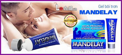 Gel bôi trơn Mandelay chống xuất tinh sớm kéo dài quan hệ