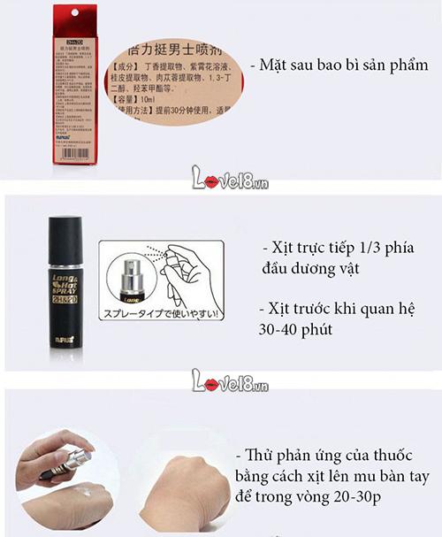 Chai Xịt Kéo Dài Thời Gian Quan Hệ Tăng Cường Sinh Lý Nam