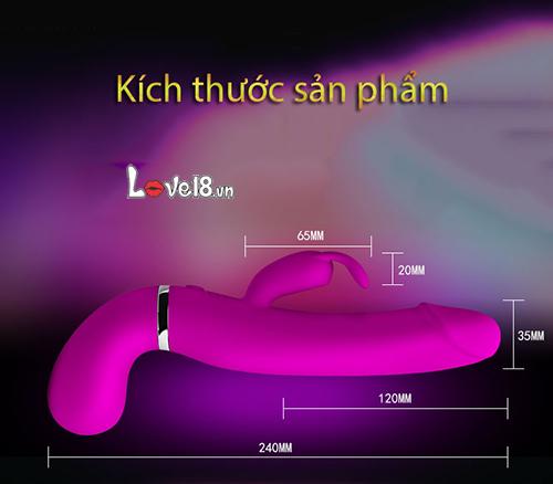 Dương vật giả bắn tinh Prettylove Henry silicon cao cấp rung mạnh