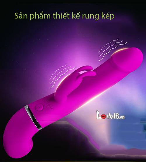 Dương vật giả bắn tinh Prettylove Henry silicon cao cấp rung mạnh