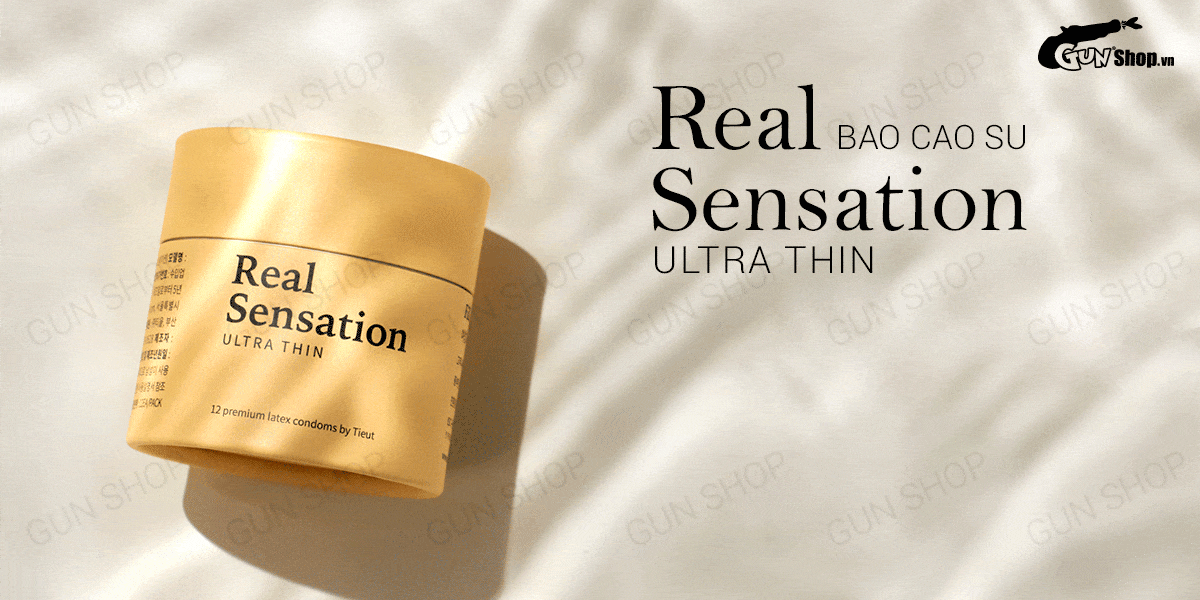  Cửa hàng bán Bao cao su Real Sensation Ultra Thin - Siêu mỏng - Hộp 12 cái hàng mới về