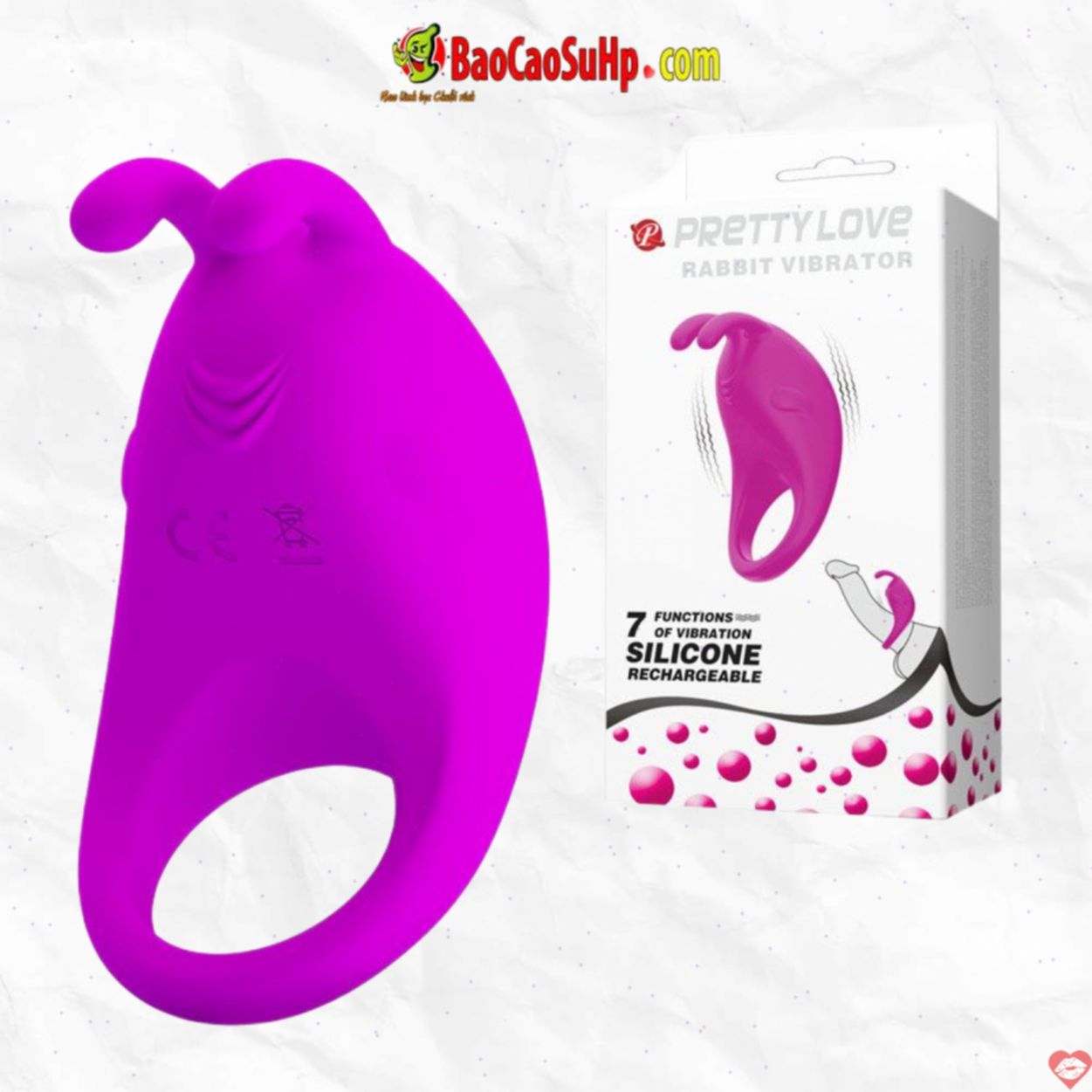 Vòng Dương Vật Rung Prettylove Patty Mạnh Mẽ Kích Thích Sung Sướng 