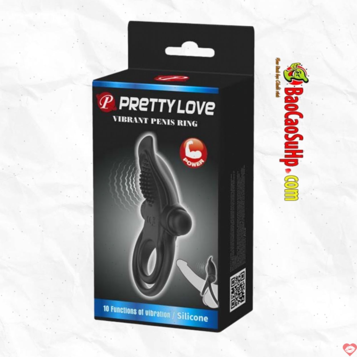 Vòng rung đeo dương vật Baile Prettylove PUSH kích thích mua 