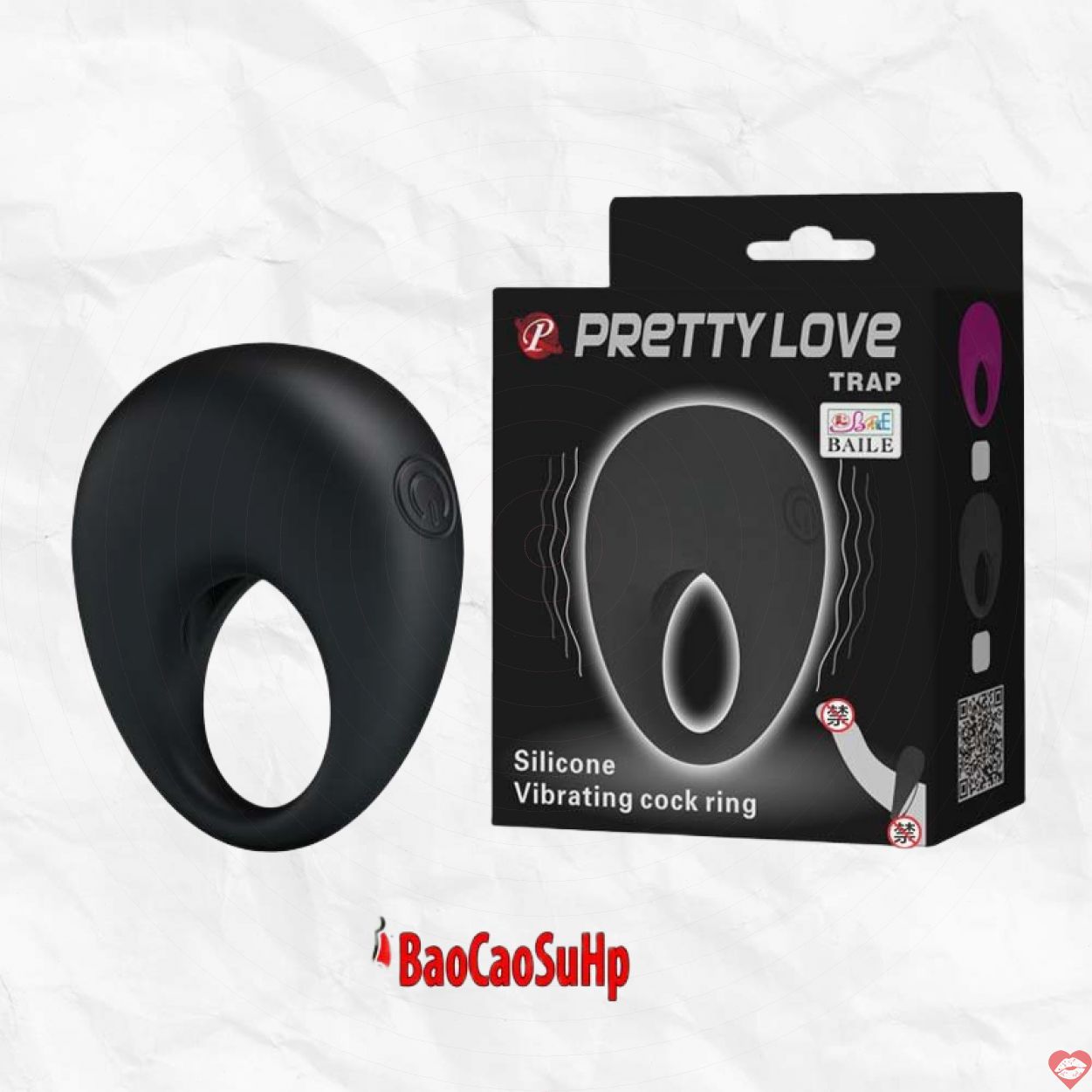 Vòng dương vật Prettylove Trap rung đa chế độ kích thích mua ngay 