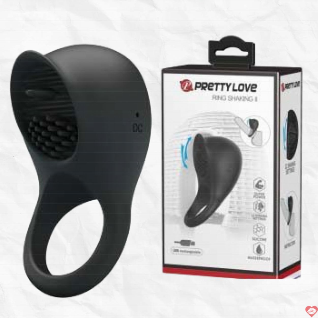 Vòng đeo Prettylove Ring Shaking II Lưỡi liếm kích thích 