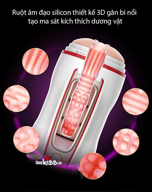Âm đạo giả tự động bú mút Leten 4D siêu sướng
