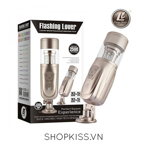 Máy sục dương vật 28 kiểu Flashing Lover
