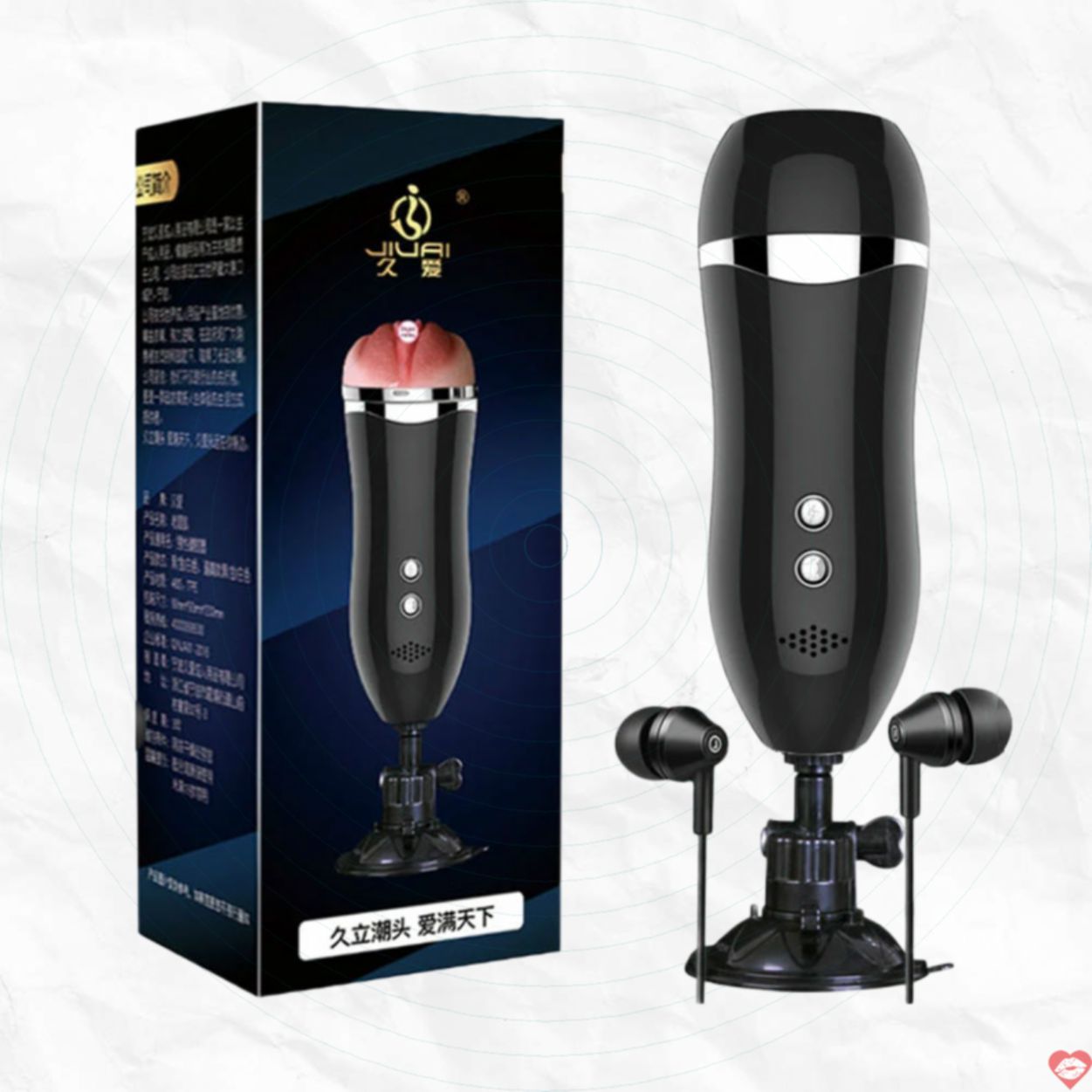 Âm đạo giả gắn tường JIUAI 41 rung mạnh, cảm giác thật 