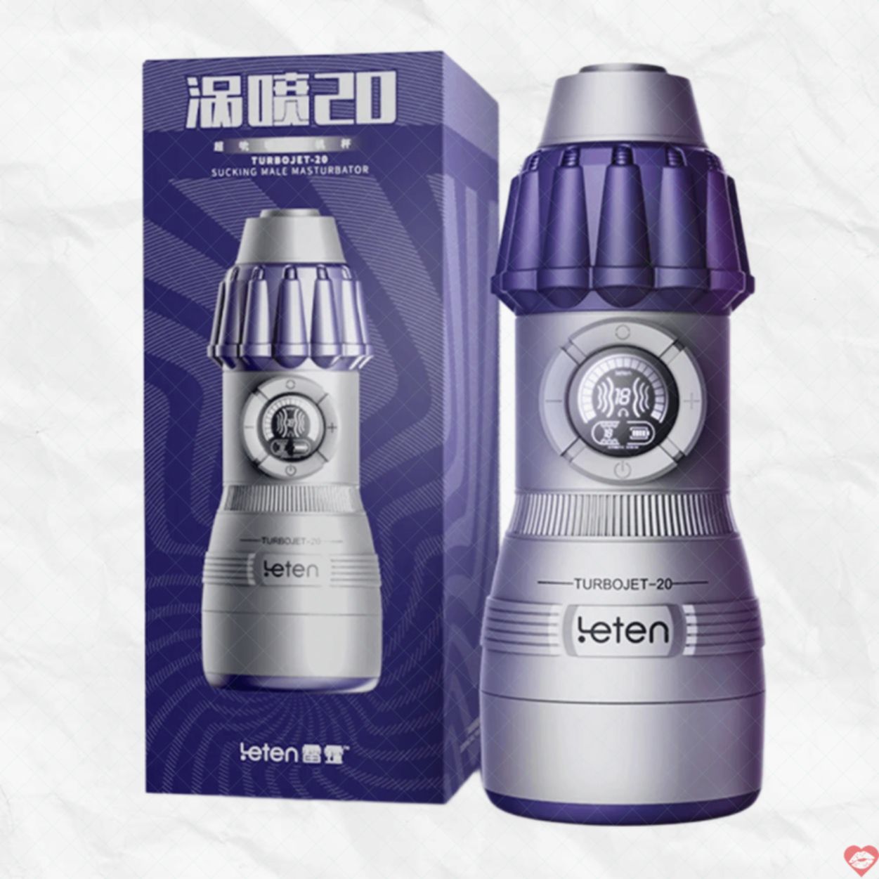 Máy Thủ Dâm Leten Turbojet-20 10 Chế Độ Rung Co Bóp Mạnh Mẽ 