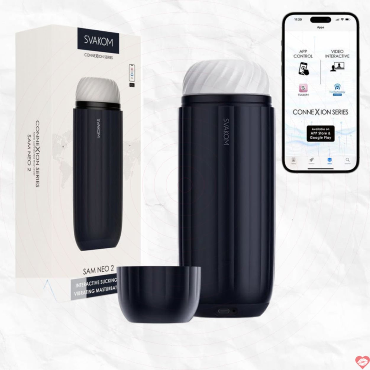 Máy rung âm đạo Sam Neo 2 kết nối App Svakom cao cấp dễ dùng 