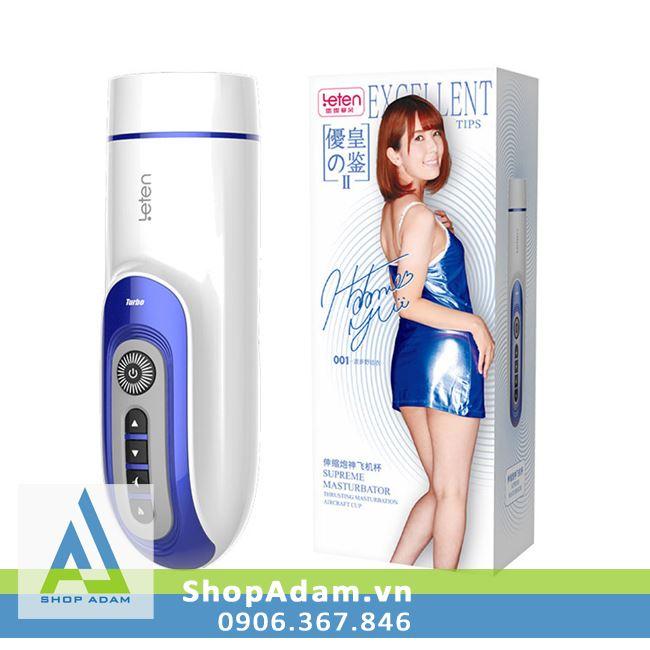 Đồ chơi tình dục nam tự động có âm thanh và sưởi ấm Leten Excellent