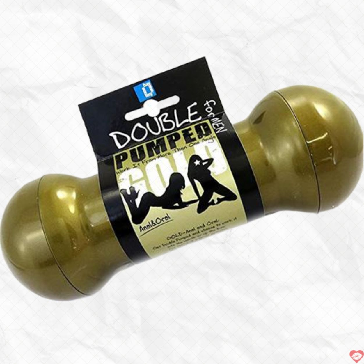 Âm đạo giả 2 đầu Double Pumped Gold kích thích cực mạnh 