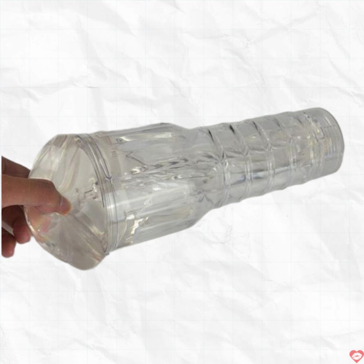 Cốc thủ dâm trong suốt 25cm chất liệu an toàn kích thích mạnh 