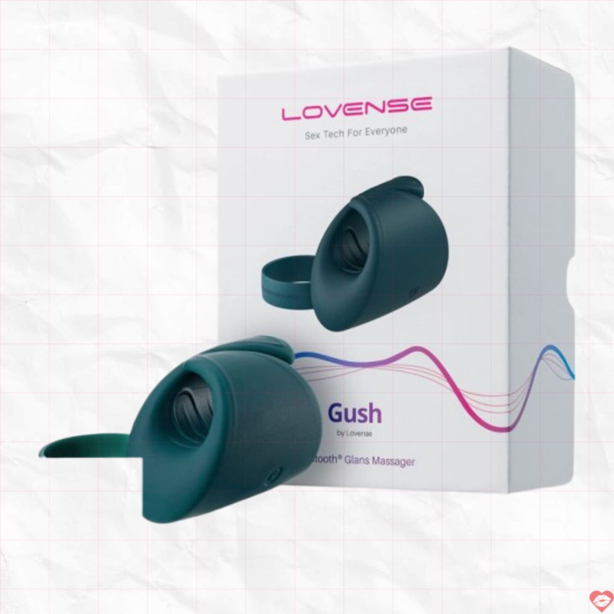Lovense Gush Máy Massage Dương Vật Rung Tình Yêu Điều Khiển Từ Xa 