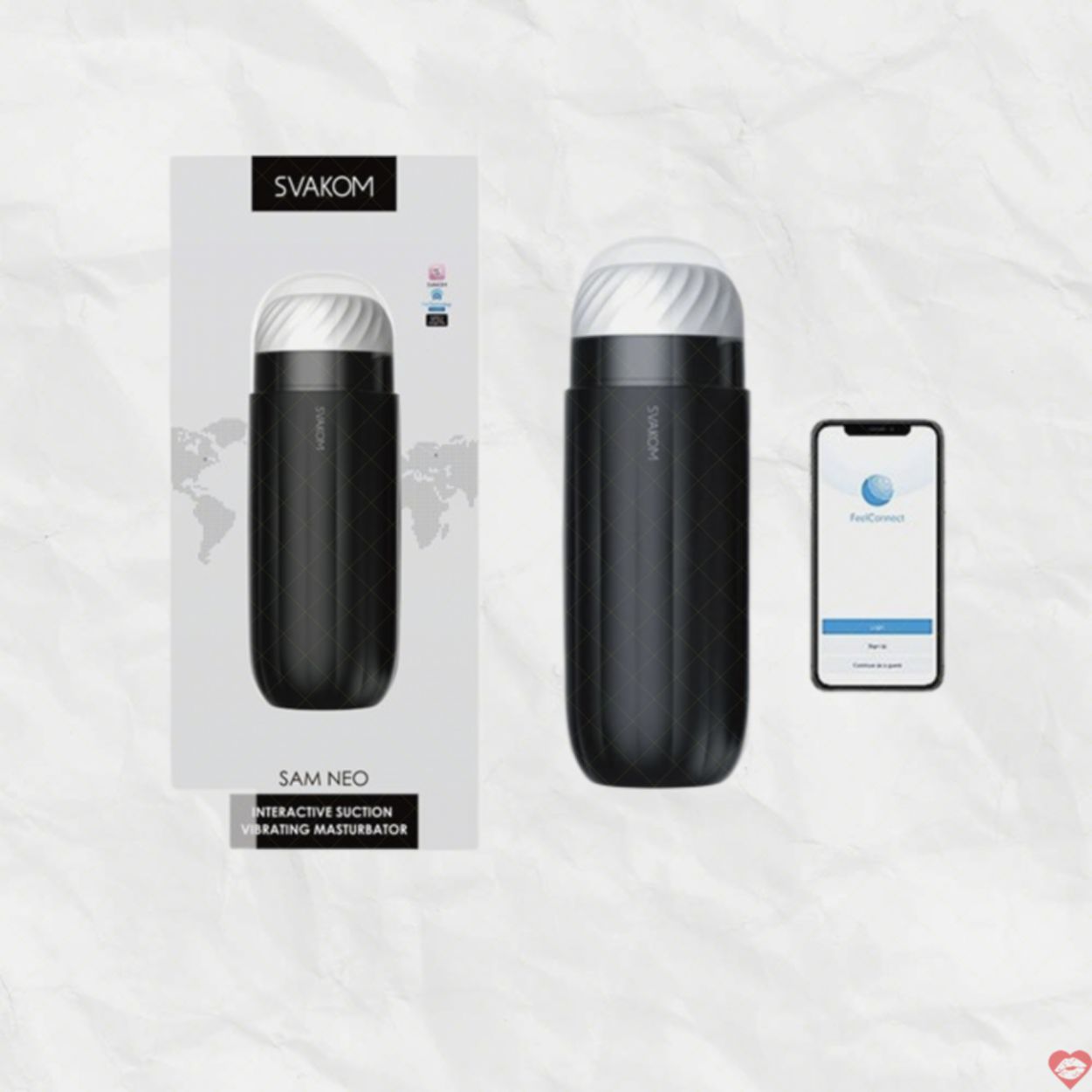 Svakom Sam Neo Cốc Thủ Dâm Tự Động Rung Hút Co Bóp App Điều Khiển 