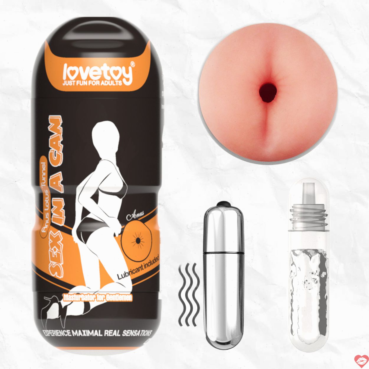 Cốc rung hậu môn Lovetoy Anus Lotus Tunnel kích thích mạnh mẽ 