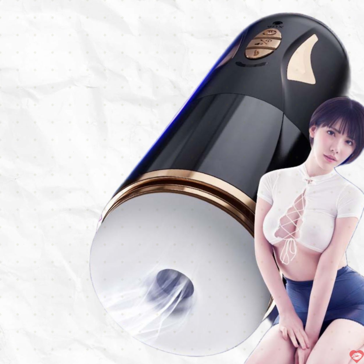 Cốc Âm Đạo Tự Động Mizzzee GunZ Co Bóp Mạnh Hút Tê Tái 