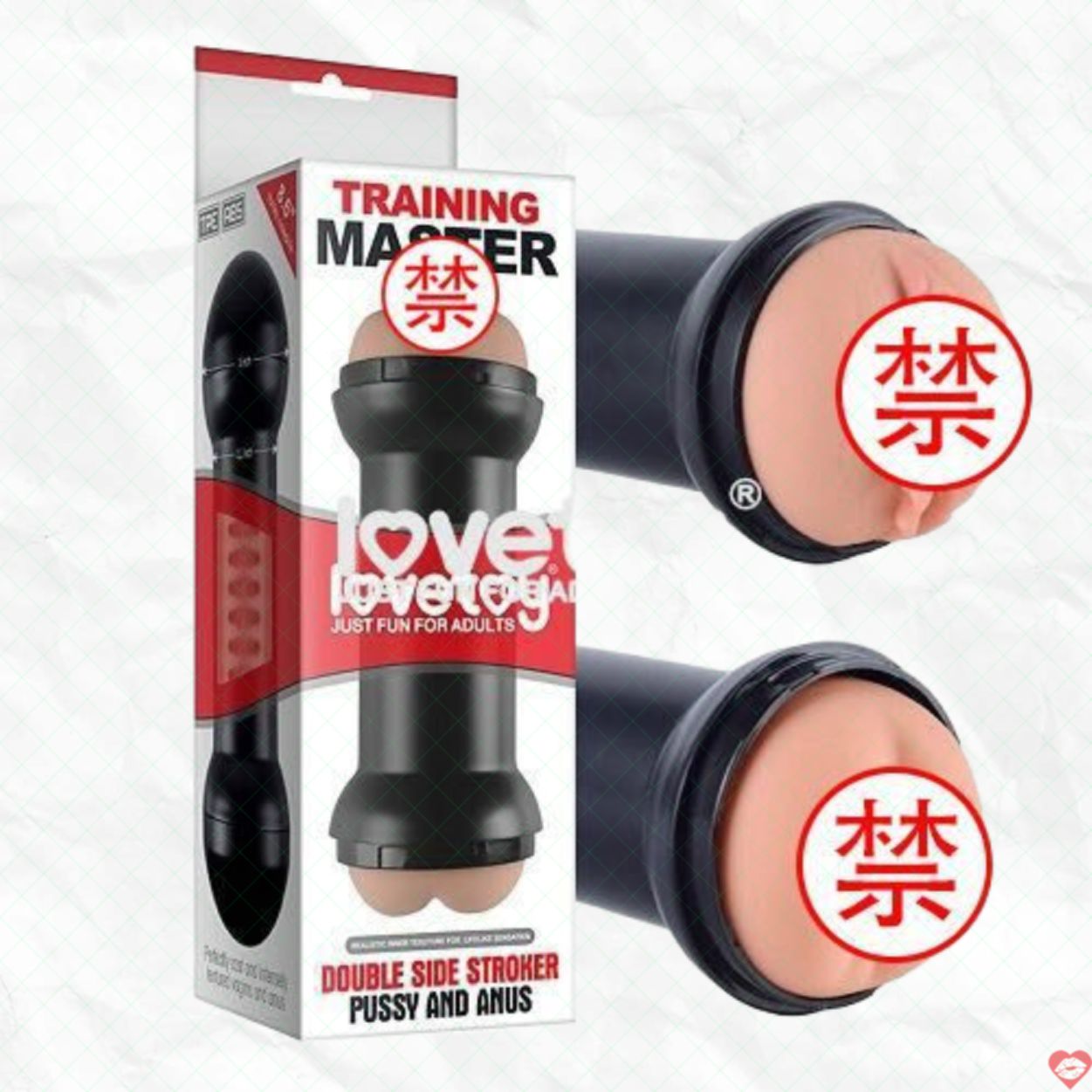 Cốc Thủ Dâm Tập Luyện Dương Vật Lovetoy Training Master 2 Đầu 
