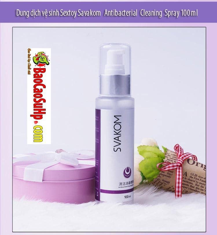 Dung dịch vệ sinh Sextoy Savakom Antibacterial Cleaning Spray 100ml