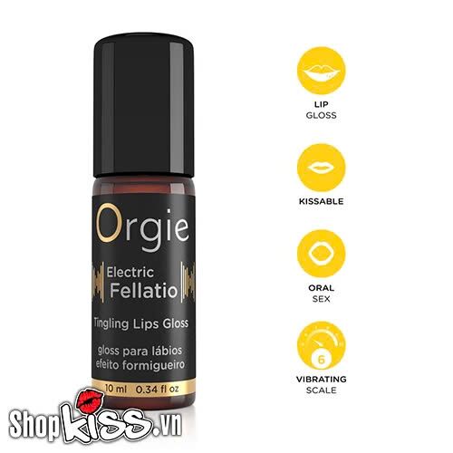 Son bóng Oralsex hiệu ứng rung Orgie Electric Fellatio
