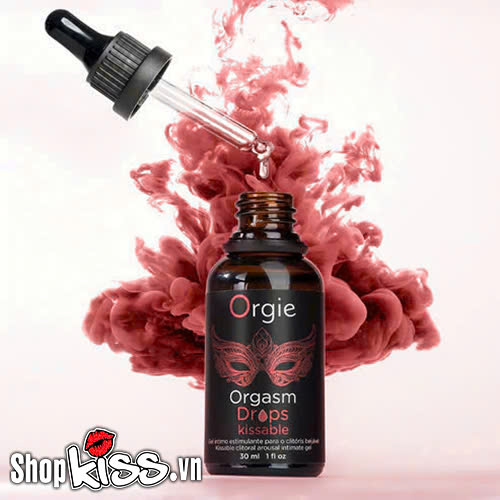 Gel bôi tăng khoái cảm nữ có thể nếm được Orgie Orgasm Drops Kissable