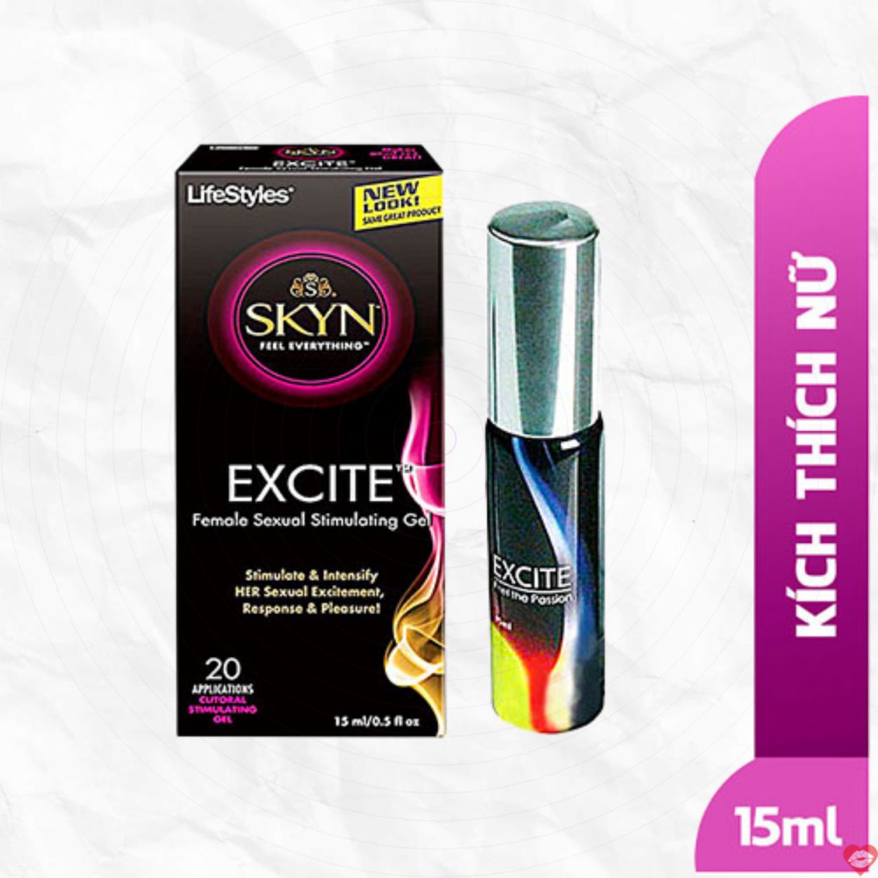 Gel kích thích Excite tăng khoái cảm, cảm nhận mạnh mẽ 