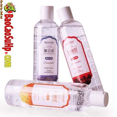 Gel bôi trơn Mizzzee 300ml thơm mát hoa hồng lavender lô hội