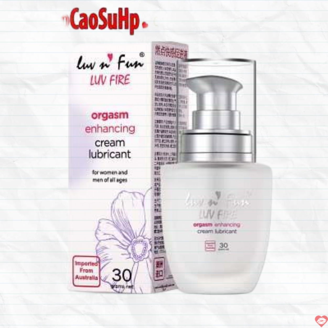 Gel Bôi Trơn Luvn Fun Fire Kích Thích Bùng Cháy Cảm Xúc Mãnh Liệt 