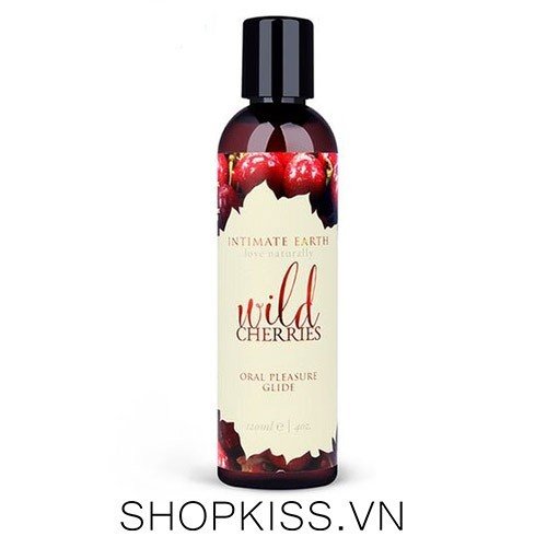 Gel bôi trơn nếm được Intimate Earth Wild Cherries Oral Pleasure Glide 120ml