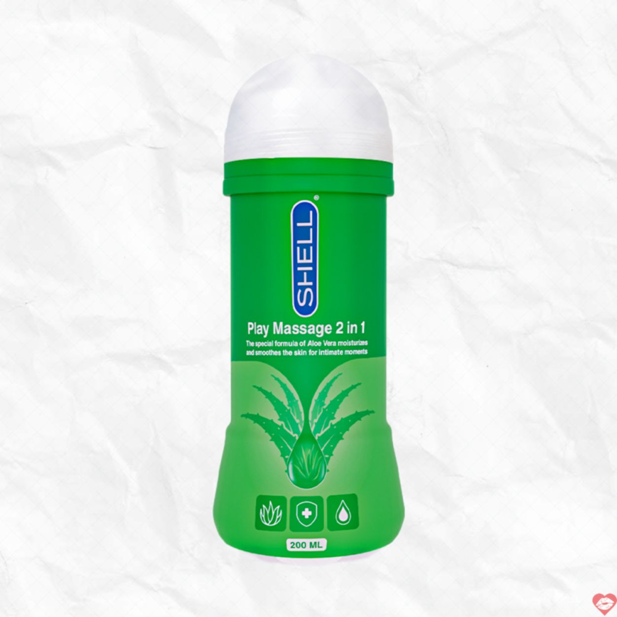 Gel bôi trơn Shell Play Aloe Vera 2 in 1 200ml mềm mượt kích thích 