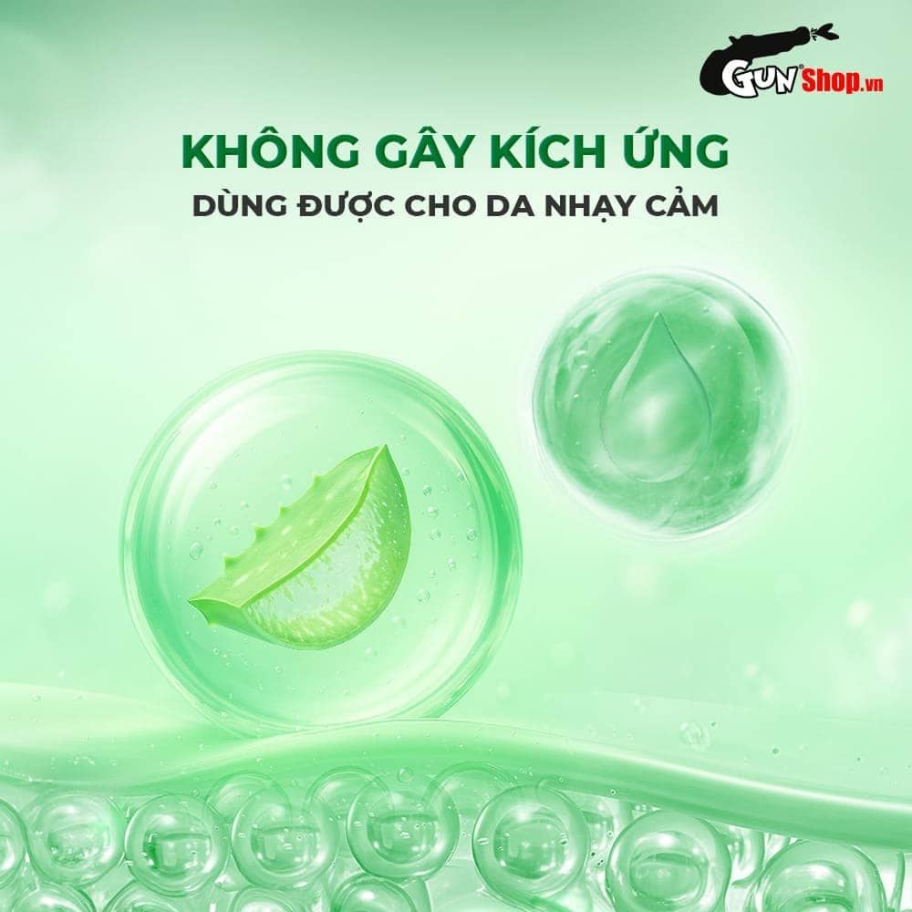 Gel bôi trơn Shell Play Massage 2 in 1 Aloe Vera - Chai 200ml