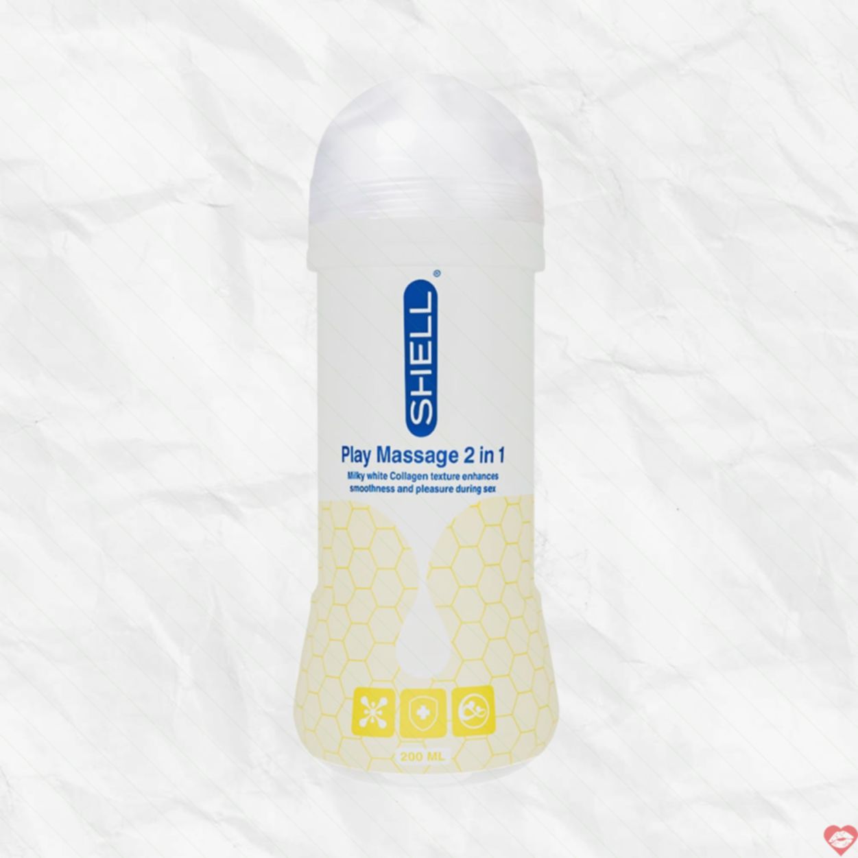 Gel bôi trơn Shell Play Massage Collagen 2 trong 1 200ml dưỡng ẩm nâng tầm cảm xúc 