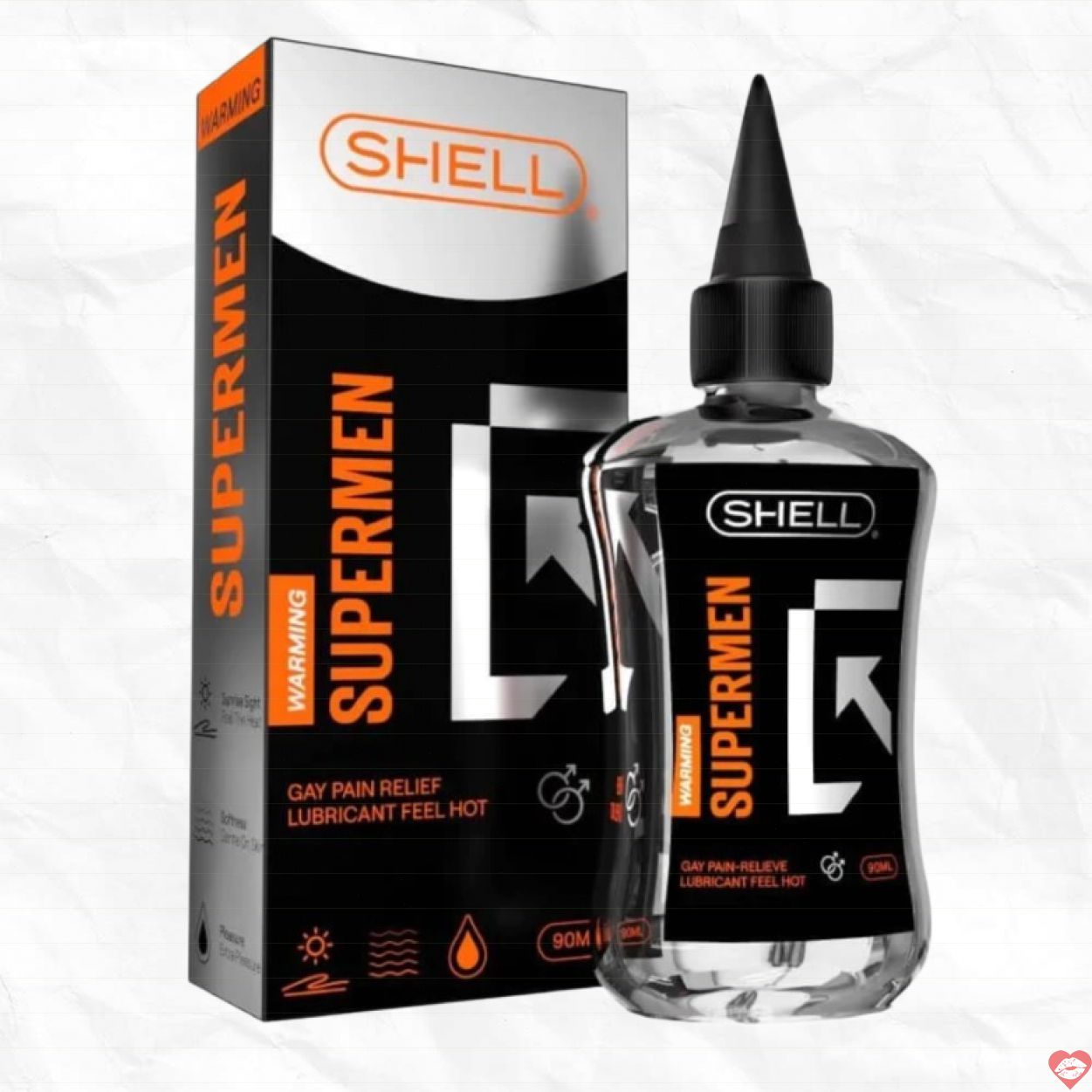 Gel bôi trơn ấm nóng Shell Supermen cực mềm mượt tăng khoái cảm 