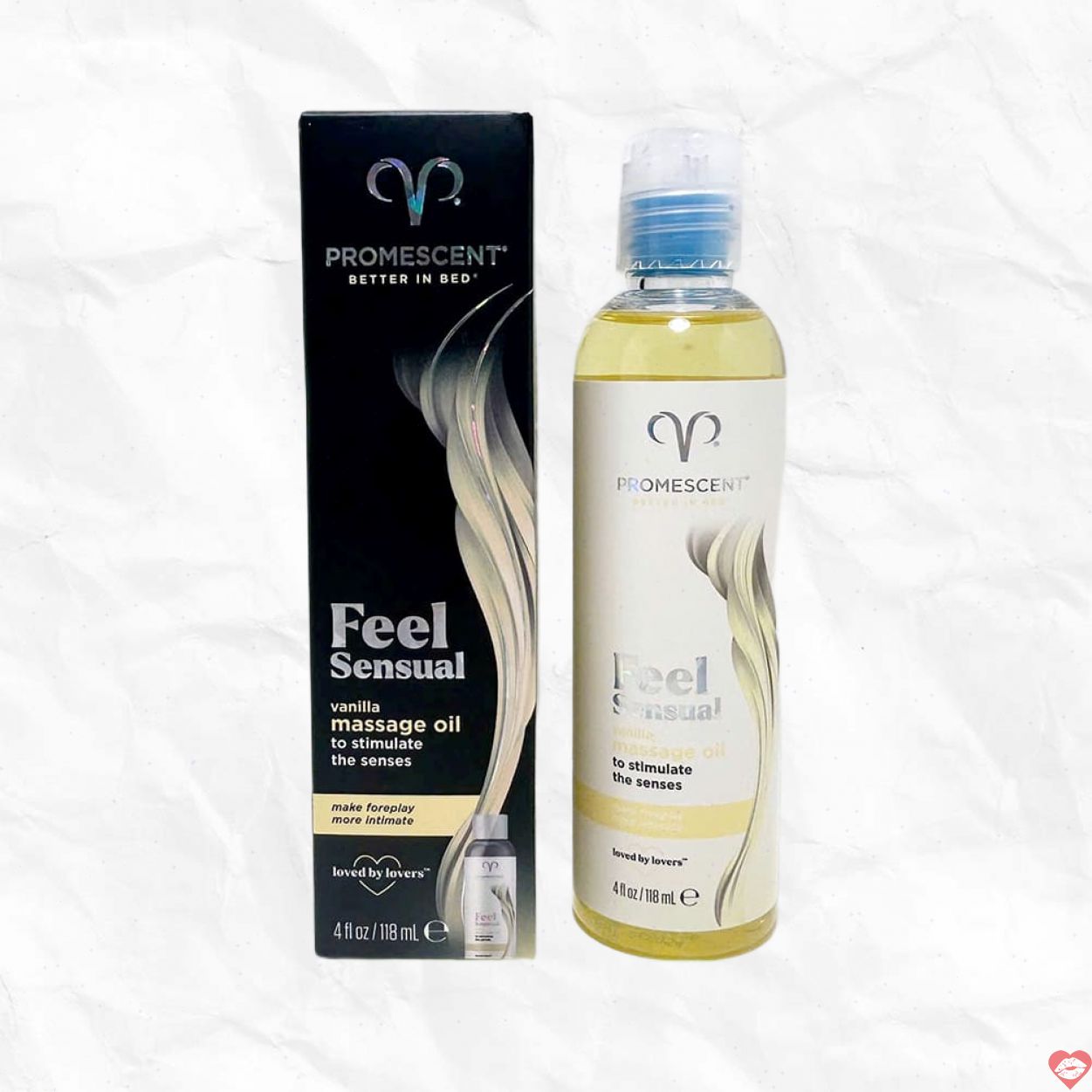 Dầu mát xa ấm nóng vani Promescent Feel Sensual 118ml chất lượng 